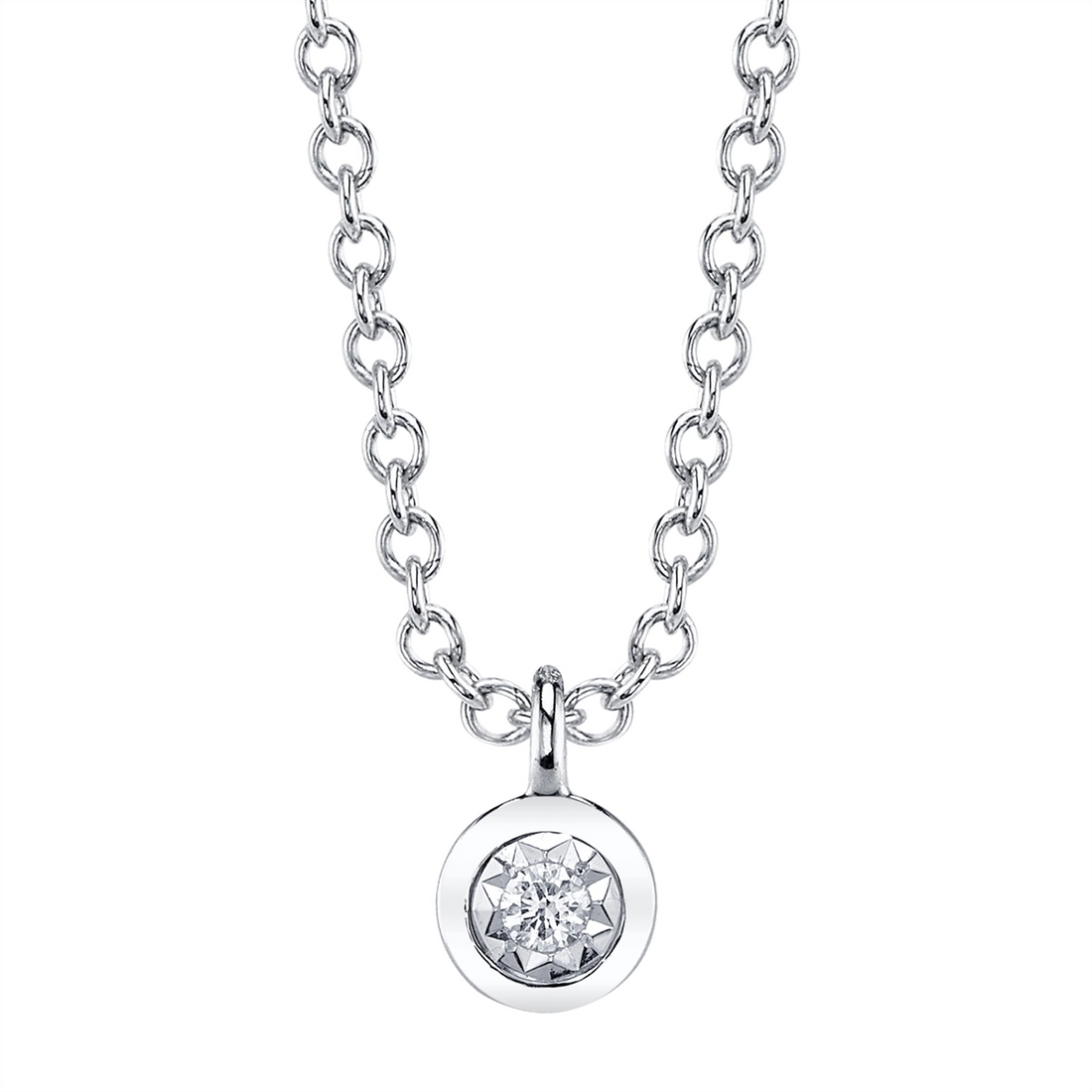 Necklaces Necklaces in White Gold containing Diamond 450335