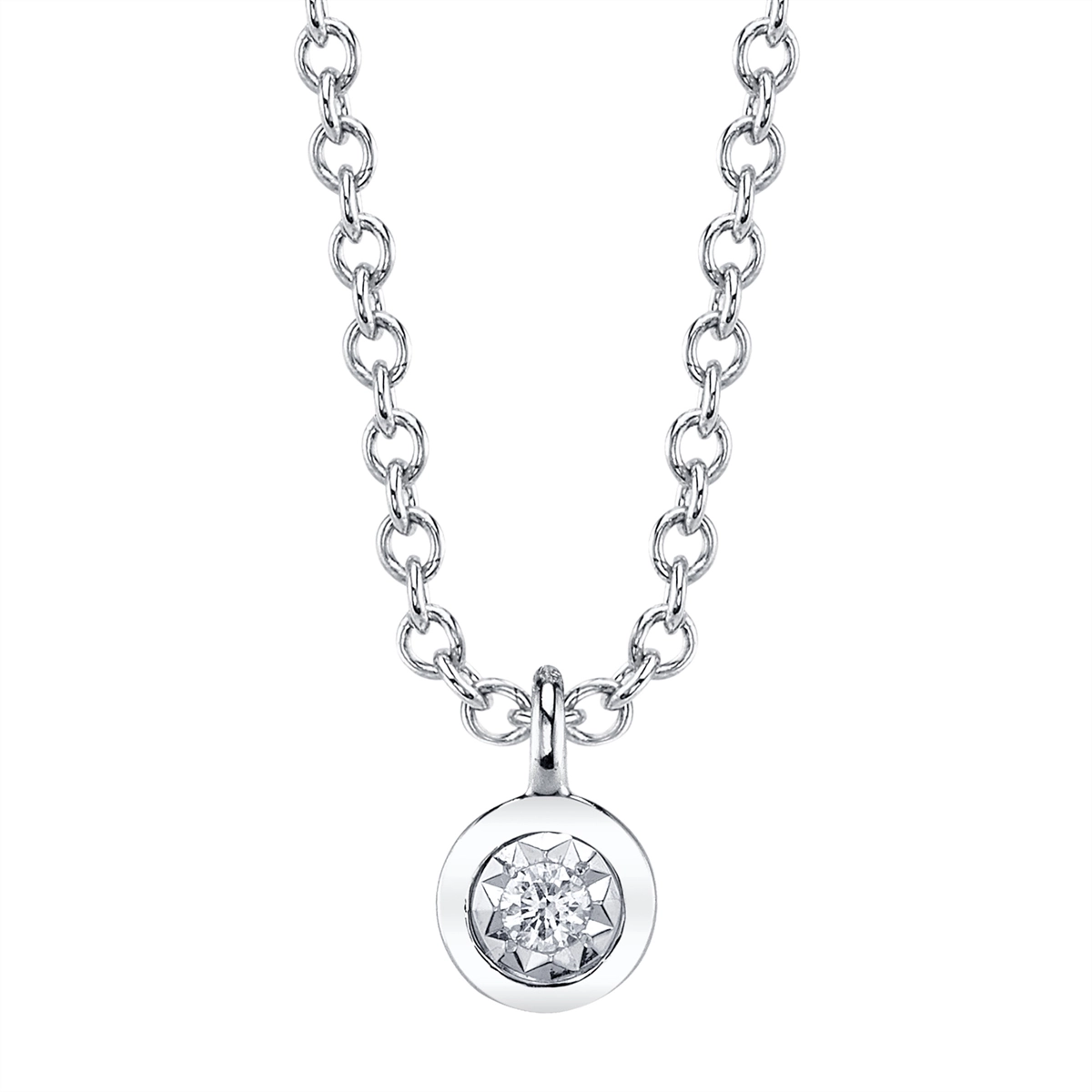 Necklaces Necklaces in White Gold containing Diamond 450335
