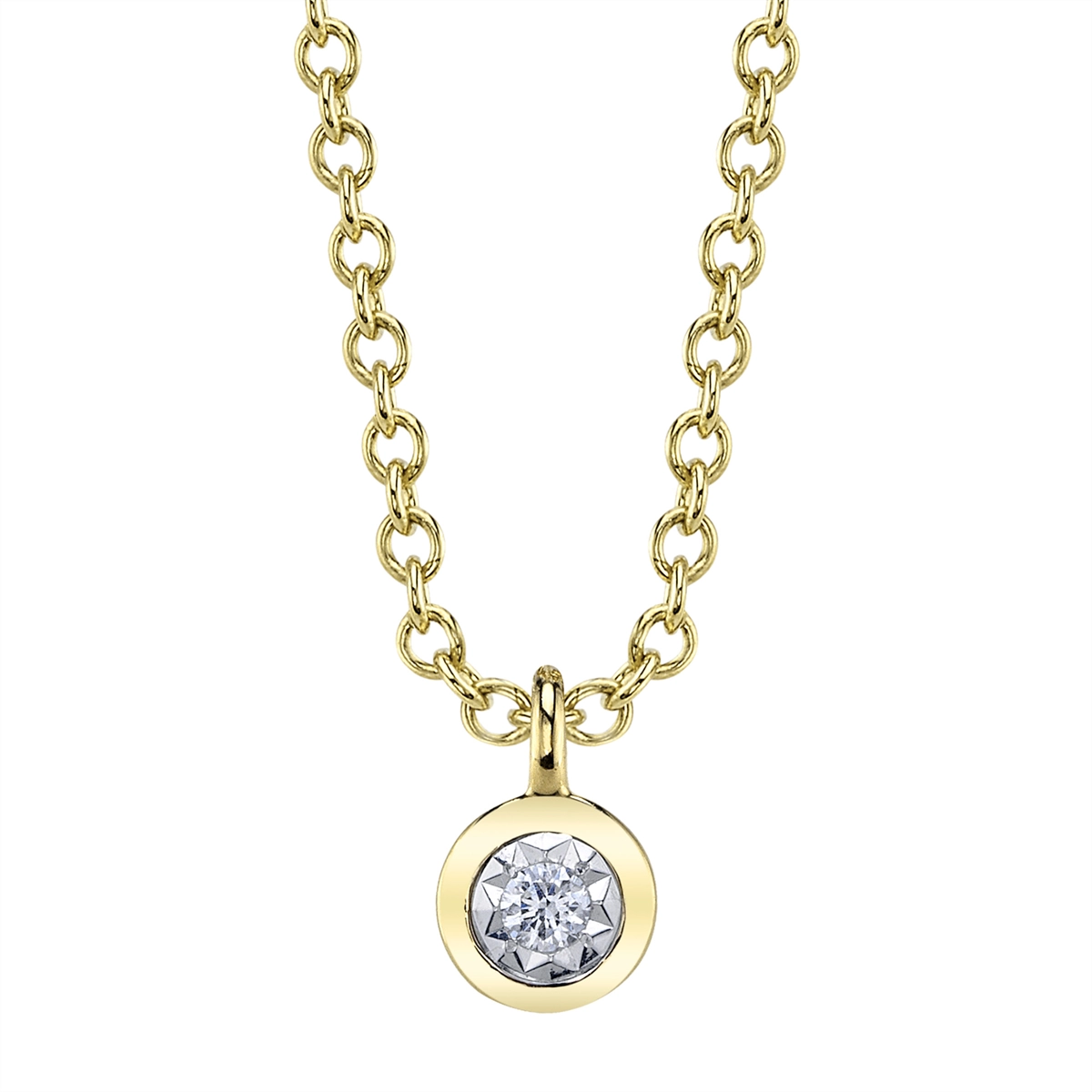 Necklaces Necklaces in Yellow Gold containing Diamond 450336