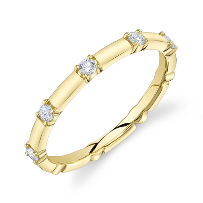 Wedding Bands Wedding Rings in Yellow Gold containing Diamond 450339