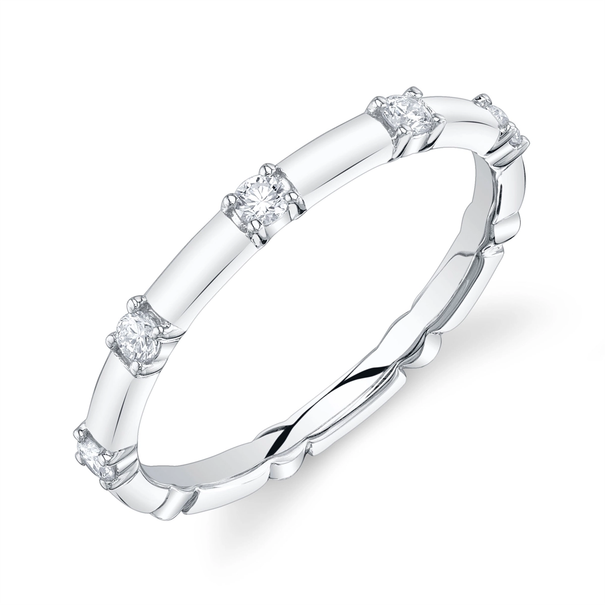 Wedding Bands Wedding Rings in White Gold containing Diamond 450340