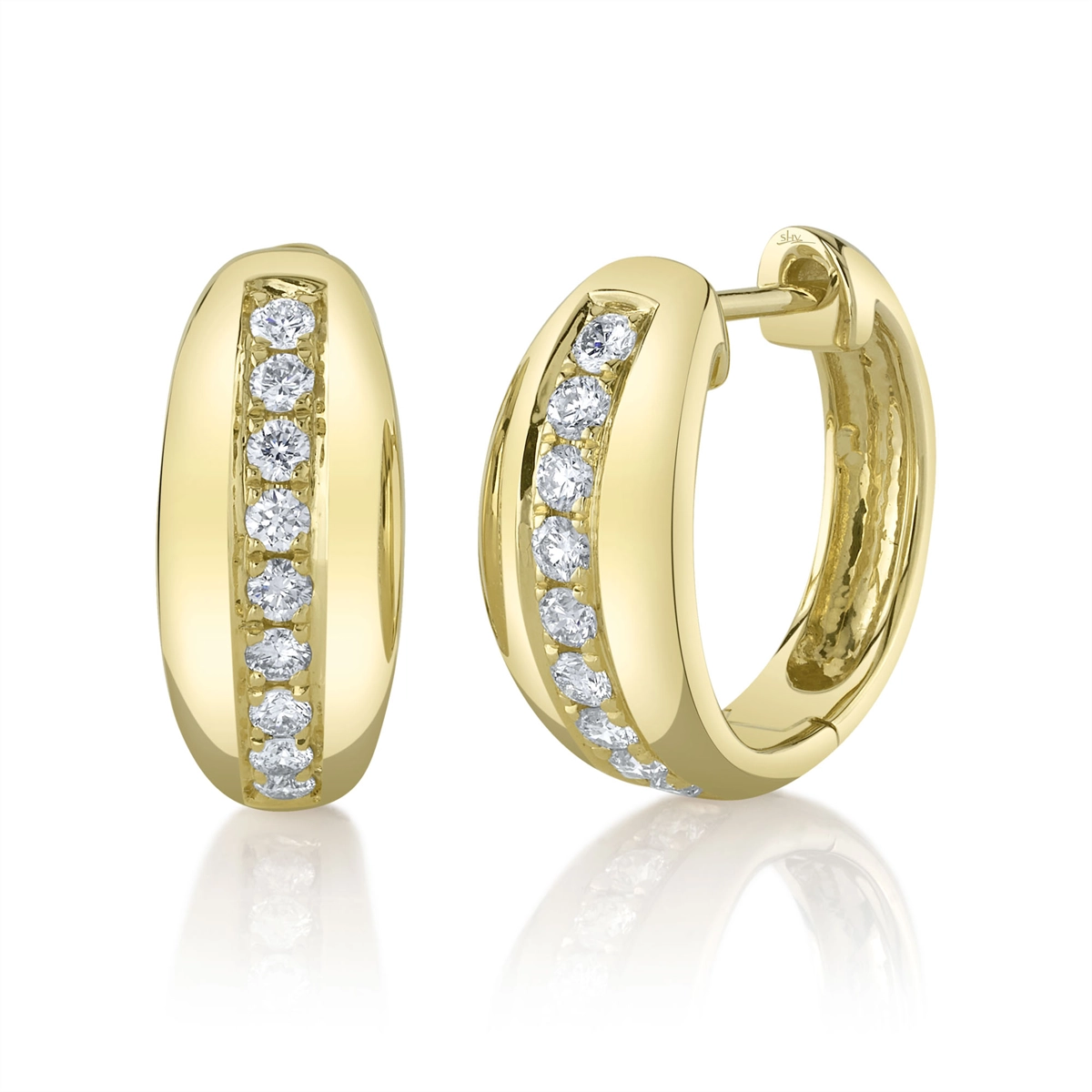 Earrings Earrings in Yellow Gold containing Diamond 450341