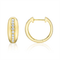 Earrings Earrings in Yellow Gold containing Diamond 450341