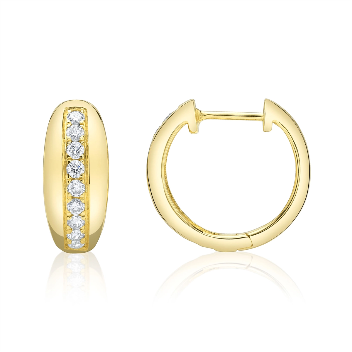 Earrings Earrings in Yellow Gold containing Diamond 450341