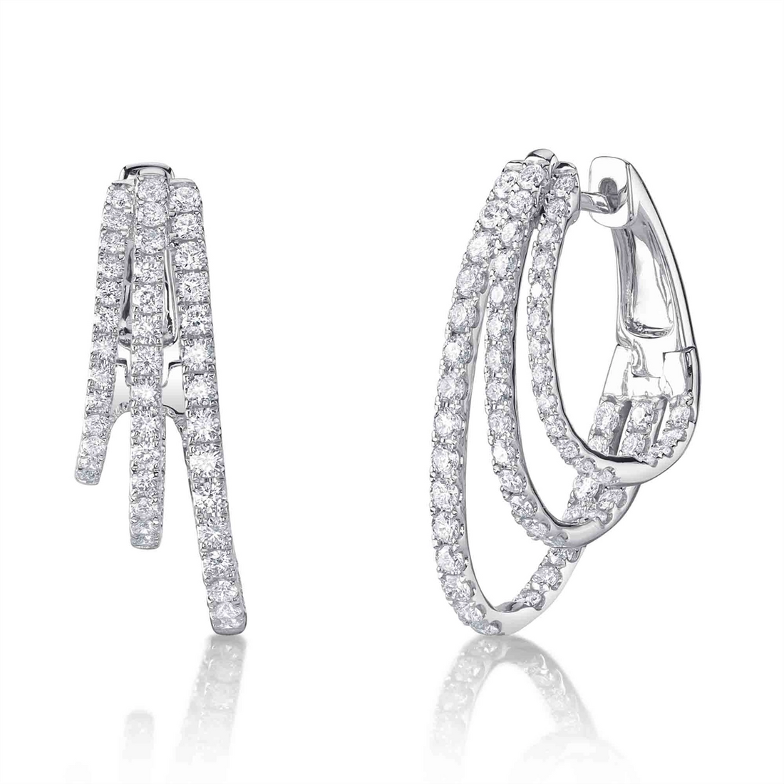 Earrings Earrings in White Gold containing Diamond 450343