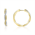 Earrings Earrings in Yellow Gold containing Diamond 450349