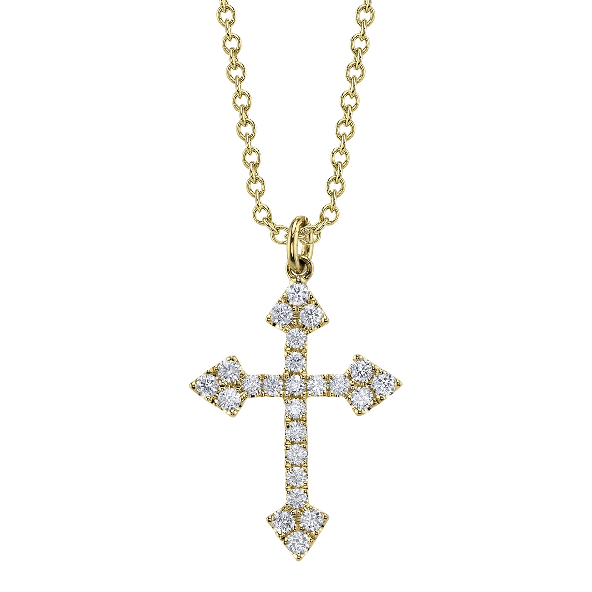 Necklaces Necklaces in Yellow Gold containing Diamond 450352
