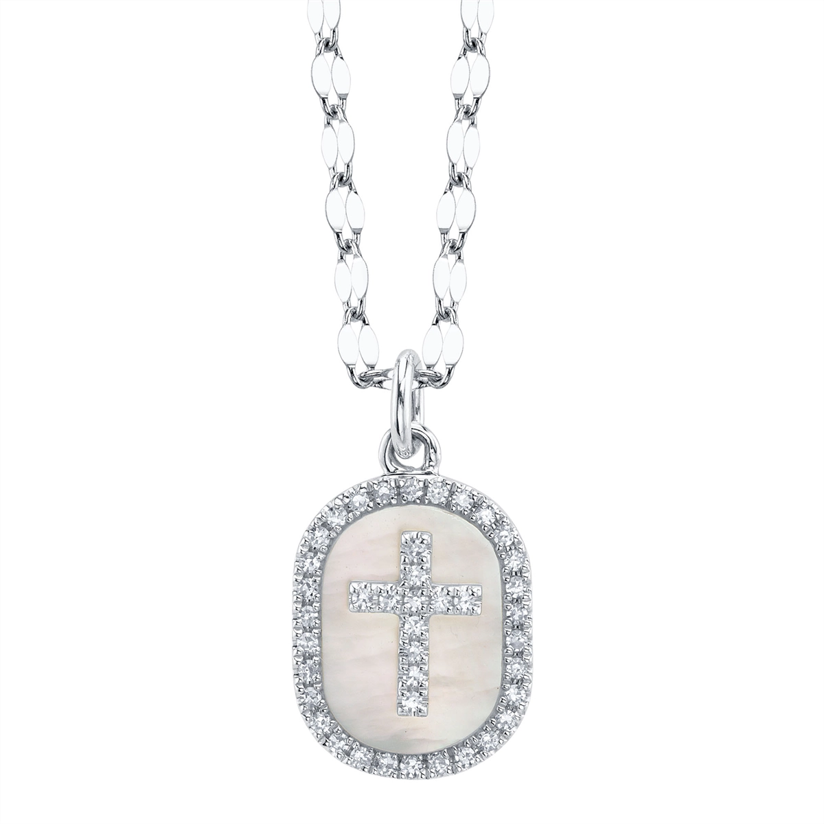 Necklaces Necklaces in White Gold containing Diamond 450365