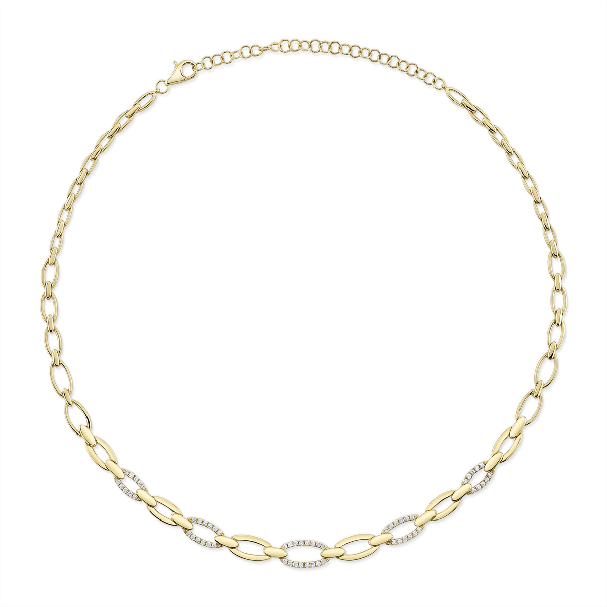Necklaces Necklaces in Yellow Gold containing Diamond 450378