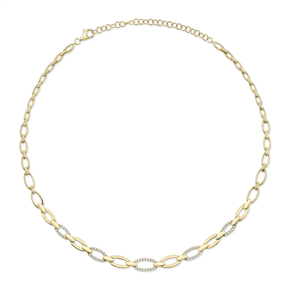 Necklaces Necklaces in Yellow Gold containing Diamond 450378