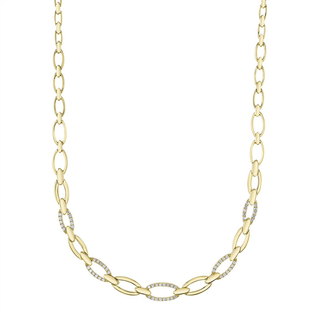Necklaces Necklaces in Yellow Gold containing Diamond 450378