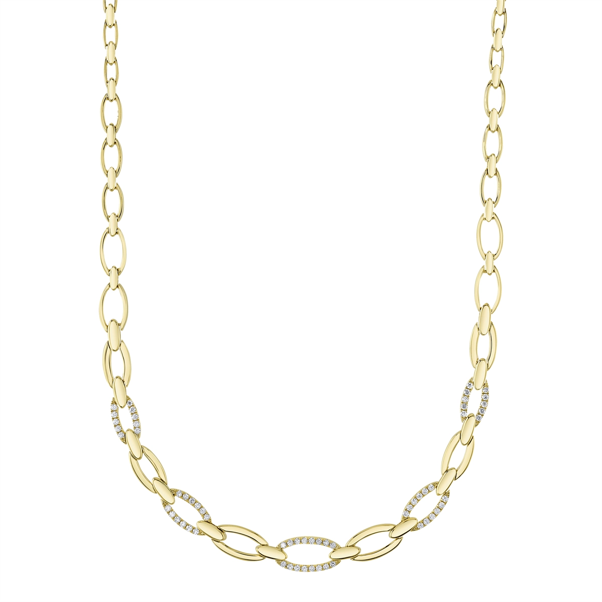 Necklaces Necklaces in Yellow Gold containing Diamond 450378