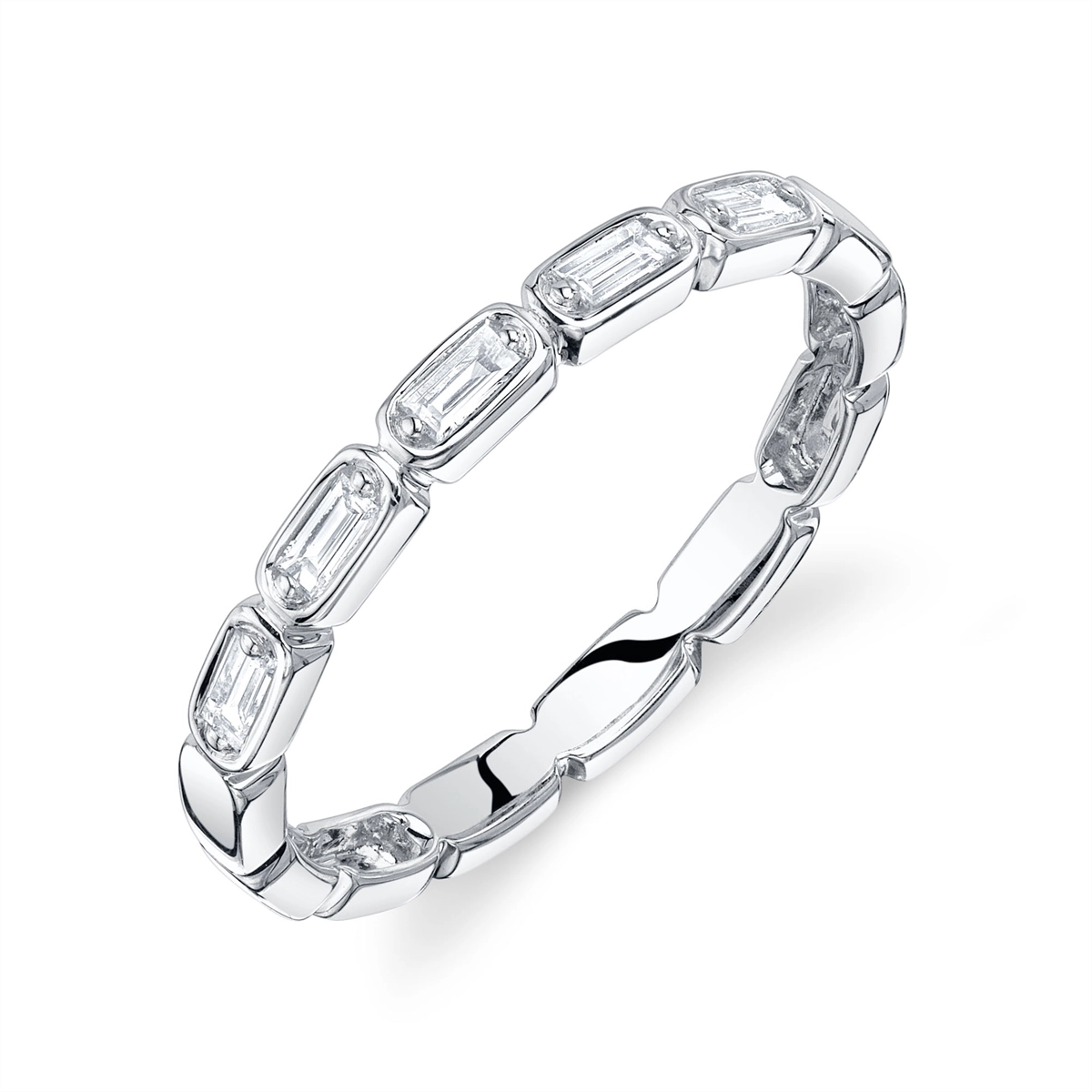 Wedding Bands Wedding Rings in White Gold containing Diamond 450379