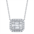 Necklaces Necklaces in White Gold containing Diamond 450381