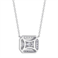 Necklaces Necklaces in White Gold containing Diamond 450381