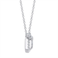 Necklaces Necklaces in White Gold containing Diamond 450381