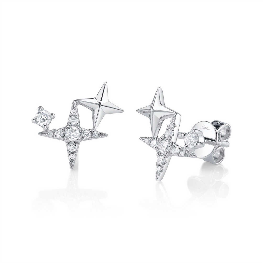 Earrings Earrings in White Gold containing Diamond 450384