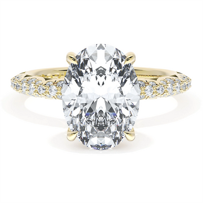 Tacori Engagement Rings in Yellow Gold containing Diamond 402 2.4 OV 10X7 Y
