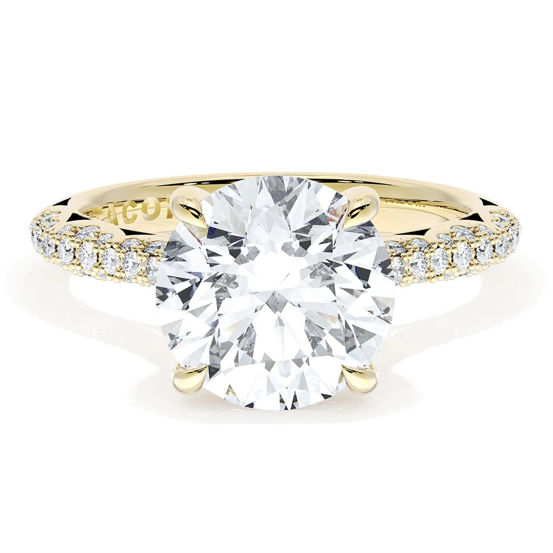 Tacori Engagement Rings in Yellow Gold containing Diamond 403 2.5 RD 8.5 Y