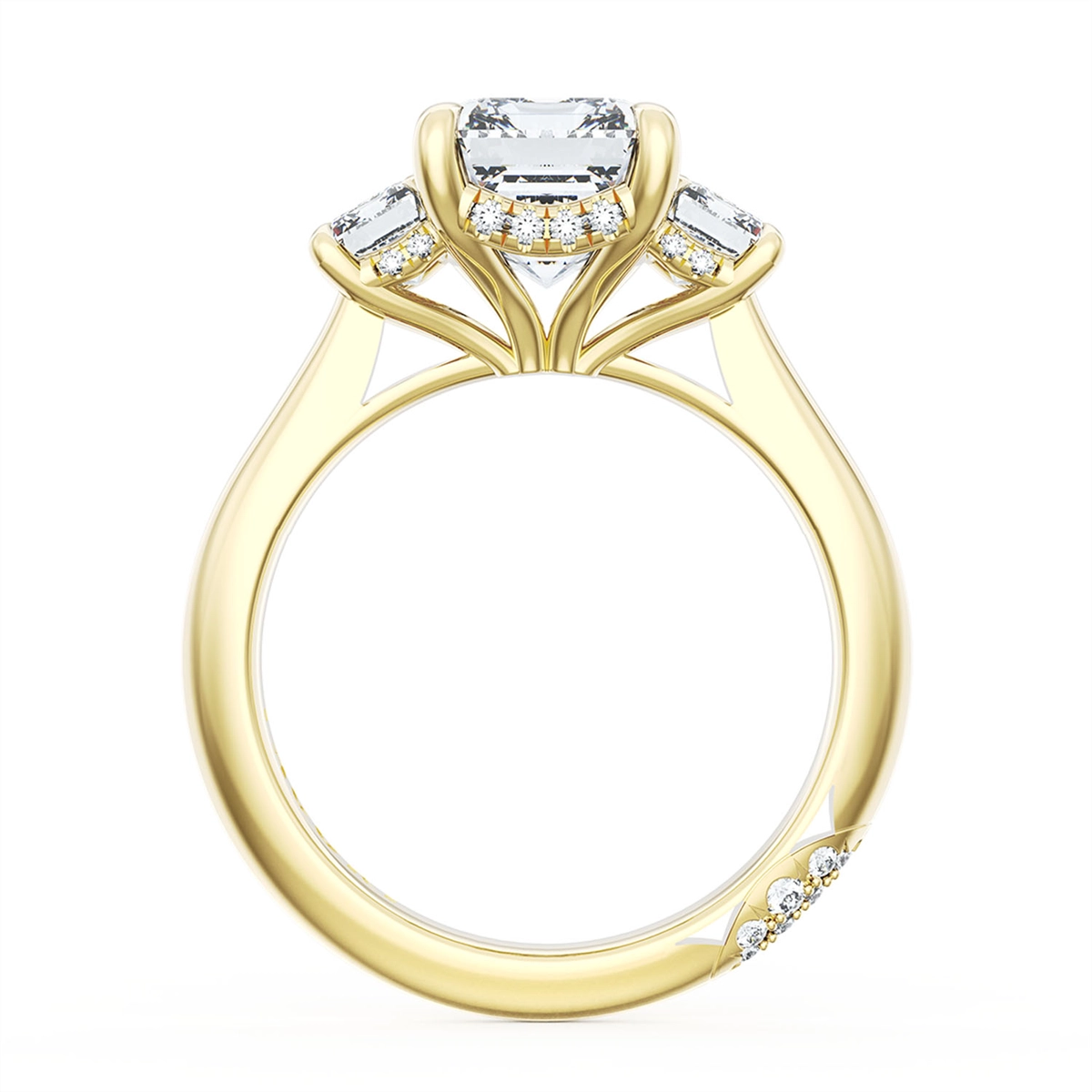 Tacori Engagement Rings in Yellow Gold containing Diamond 411 2.7 EC 11X8 Y