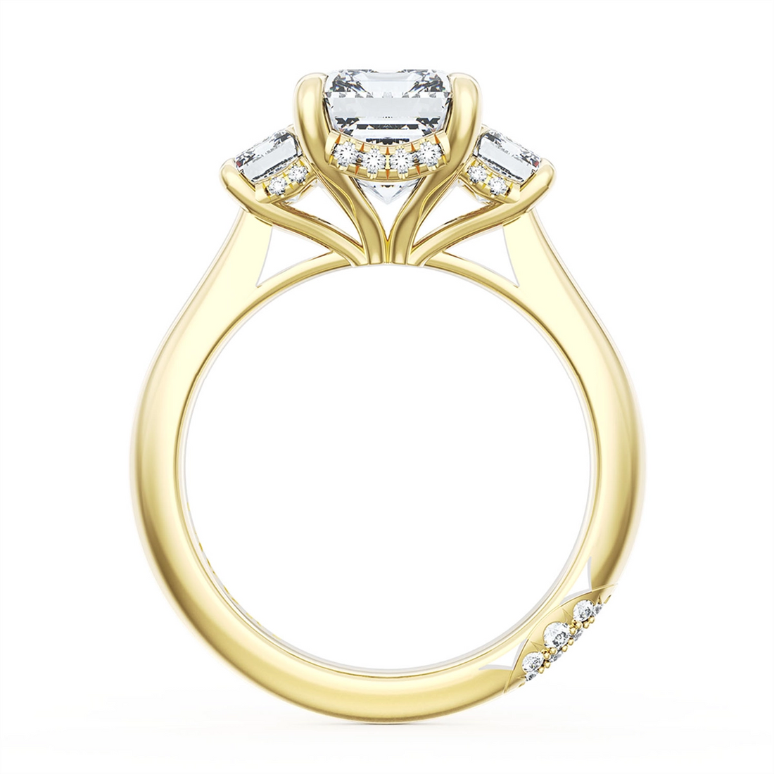 Tacori Engagement Rings in Yellow Gold containing Diamond 411 2.7 EC 11X8 Y