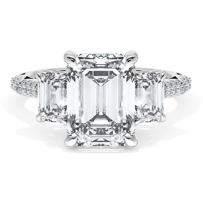 Tacori Engagement Rings in White Gold containing Diamond 408 2.7 EC 11X8 3/4 W