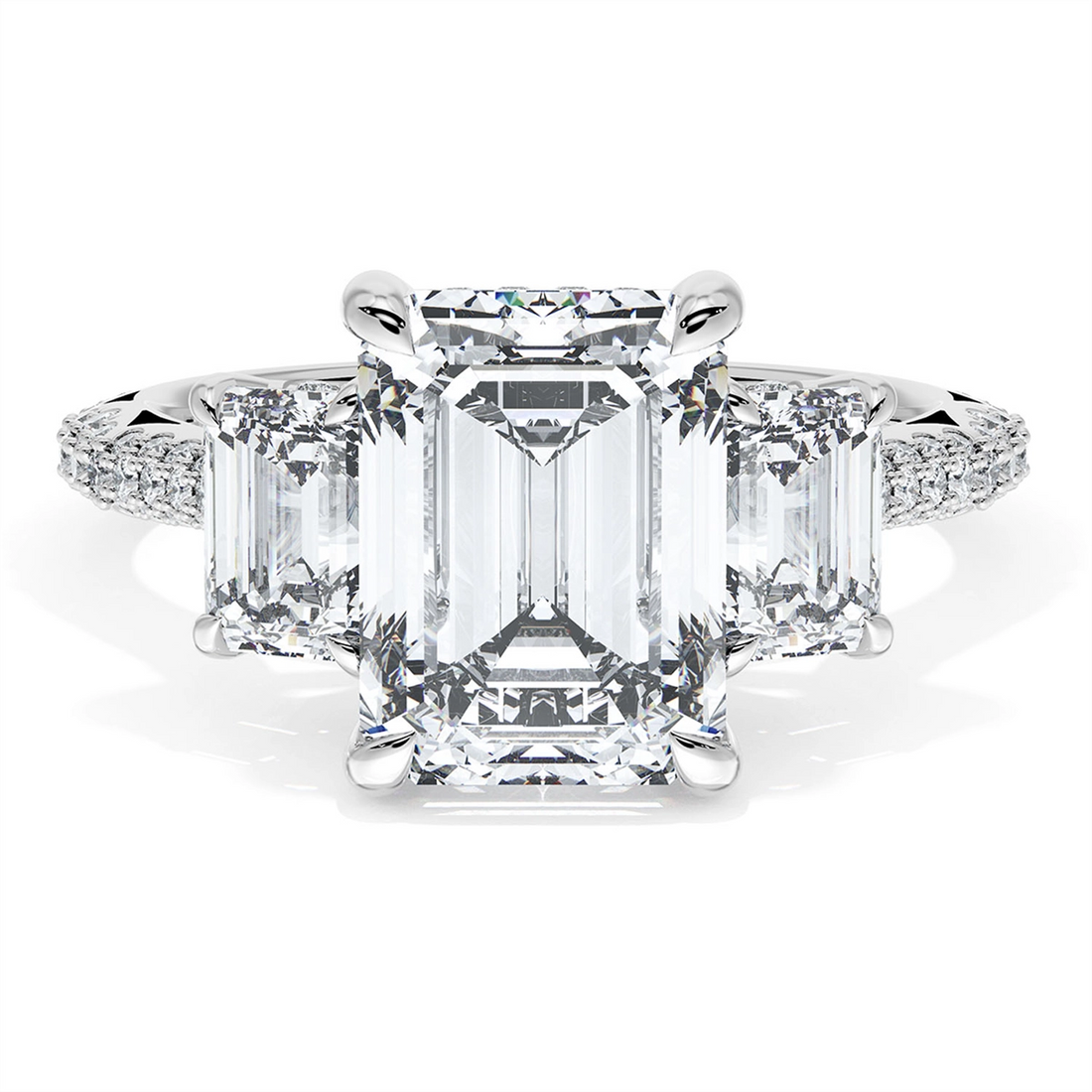 Tacori Engagement Rings in White Gold containing Diamond 408 2.7 EC 11X8 3/4W