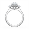 Tacori Engagement Rings in White Gold containing Diamond 408 2.7 EC 11X8 3/4W