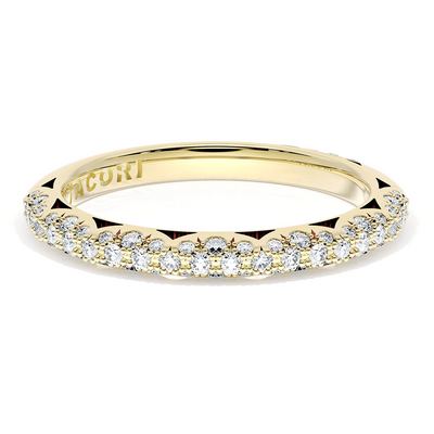 Tacori Wedding Rings in Yellow Gold containing Diamond 402 2.4 B 1/2 Y