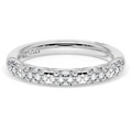 Tacori Wedding Rings in White Gold containing Diamond 406 3 B 1/2 W