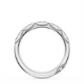 Tacori Wedding Rings in White Gold containing Diamond 406 3 B 1/2 W