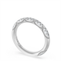 Tacori Wedding Rings in White Gold containing Diamond 406 3 B 1/2 W