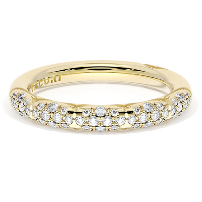 Tacori Wedding Rings in Yellow Gold containing Diamond 406 3 B 1/2 Y