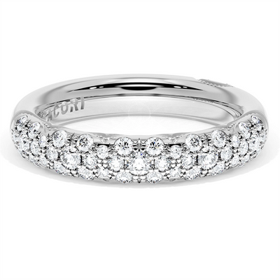 Tacori Wedding Rings in White Gold containing Diamond 406 4 B 1/2 W