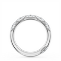 Tacori Wedding Rings in White Gold containing Diamond 406 4 B 1/2 W