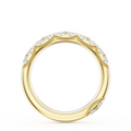 Tacori Wedding Rings in Yellow Gold containing Diamond 406 4 B 1/2 Y