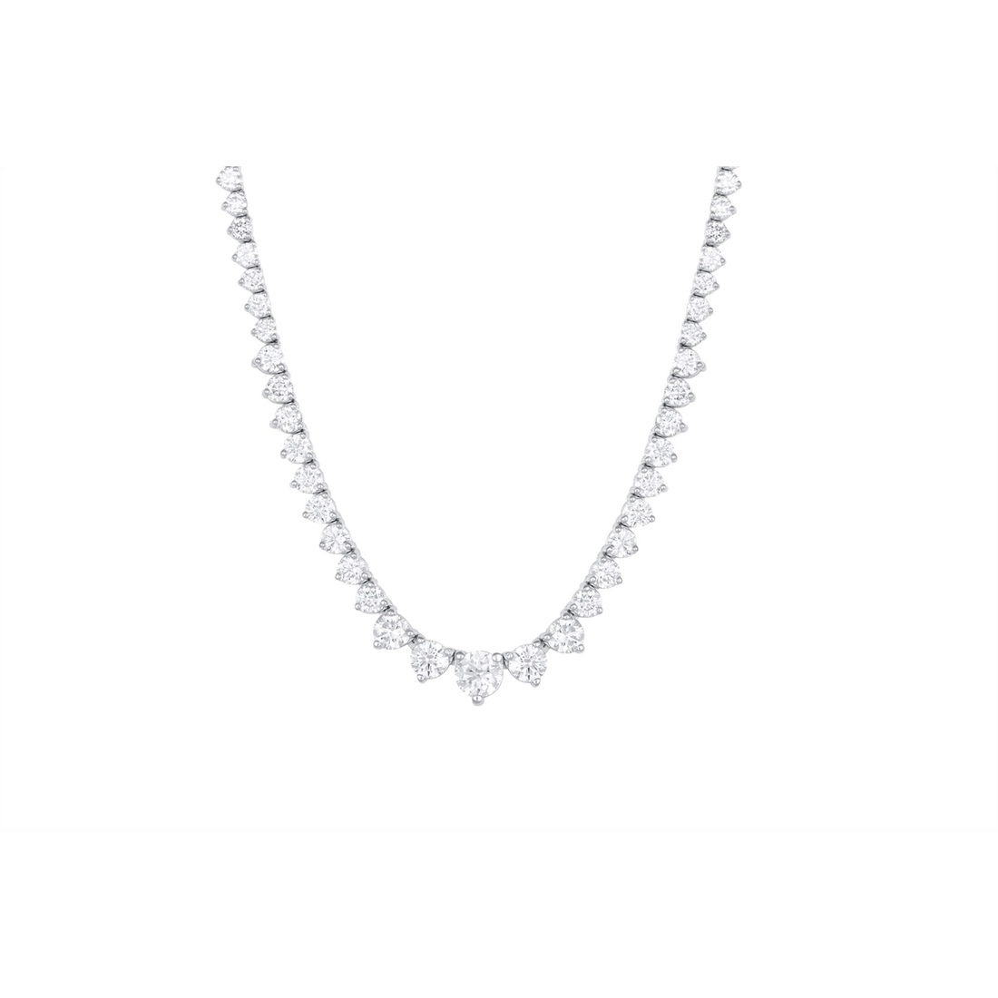 Necklaces Necklaces in White Gold containing Diamond 450511
