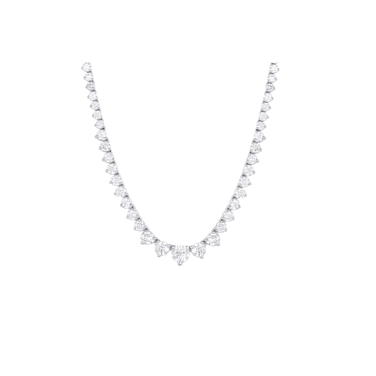 Necklaces Necklaces in White Gold containing Diamond 450511