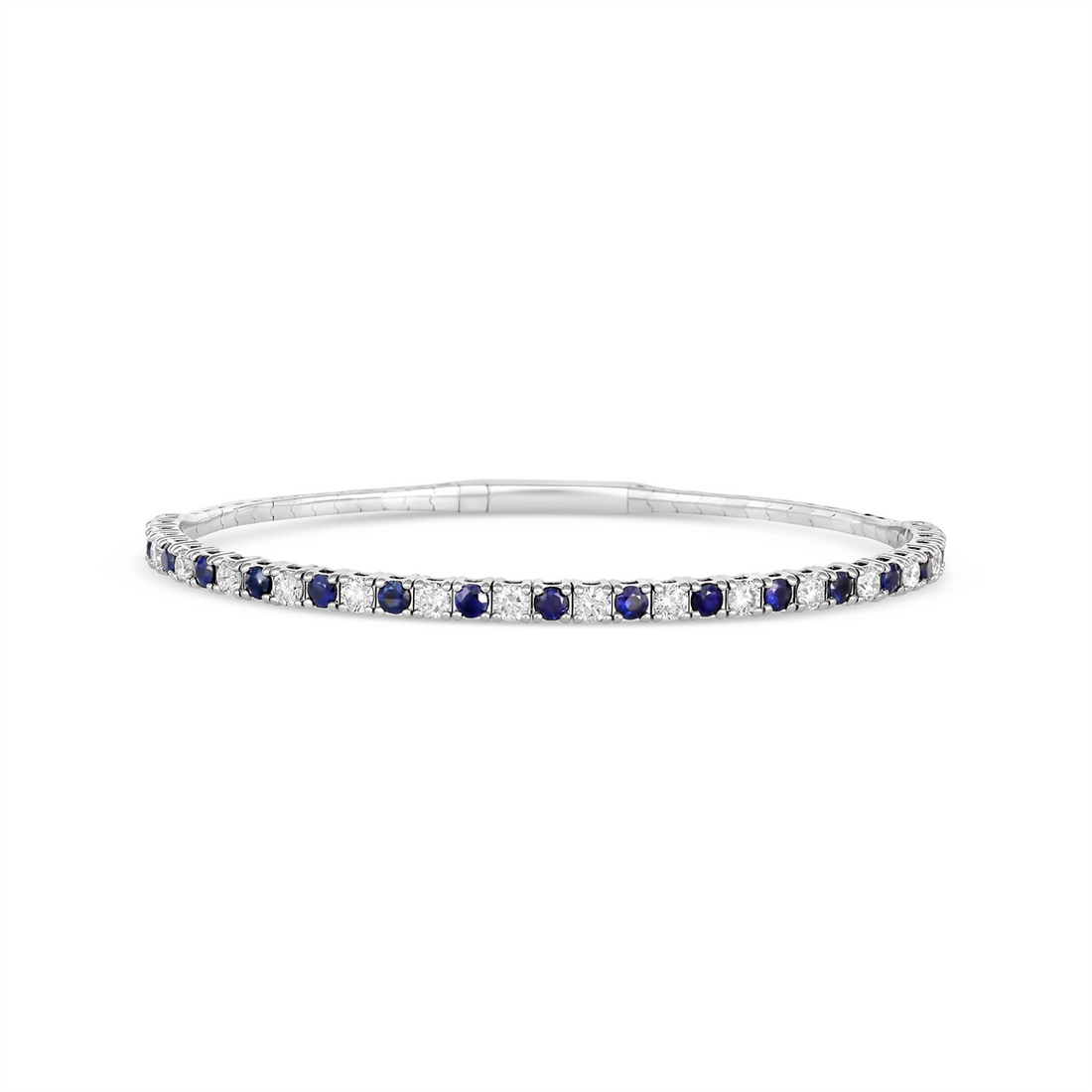 Bracelets Bracelets in White Gold containing Multi-gemstone, Diamond, Sapphire 450535