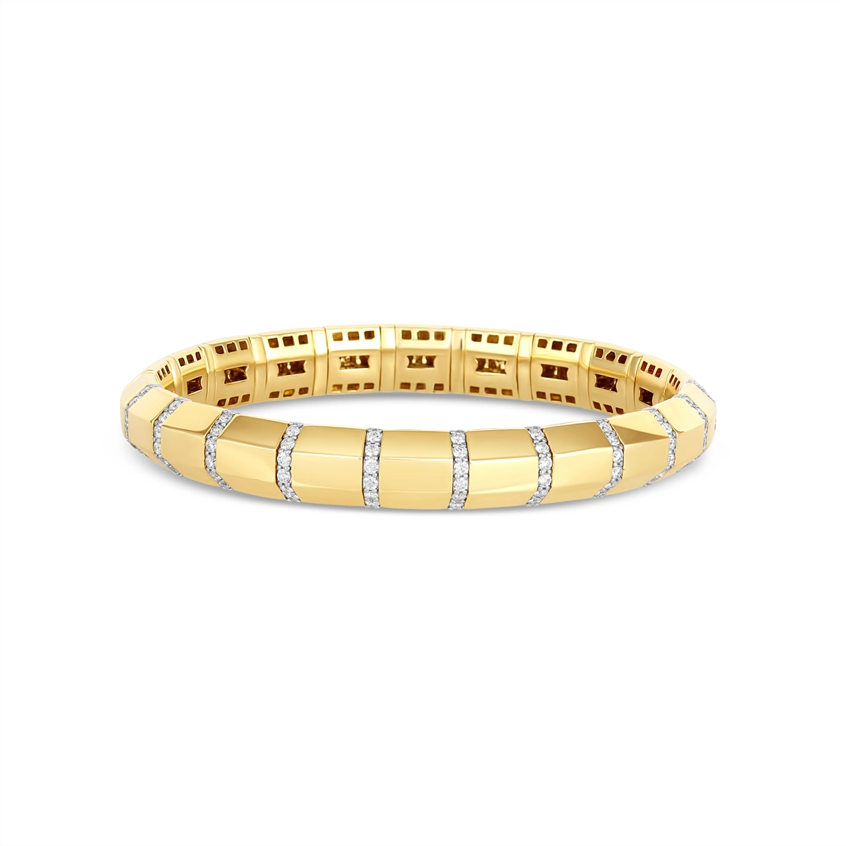 Bracelets Bracelets in Mixed Metals containing Diamond 450538