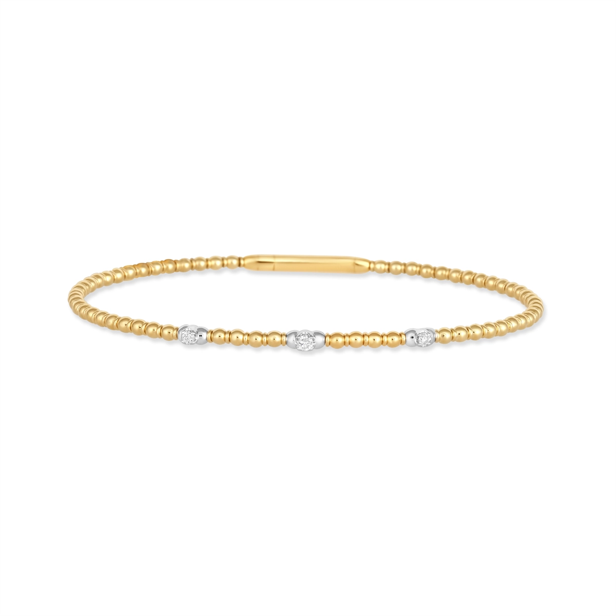Bracelets Bracelets in Mixed Metals containing Diamond 450544