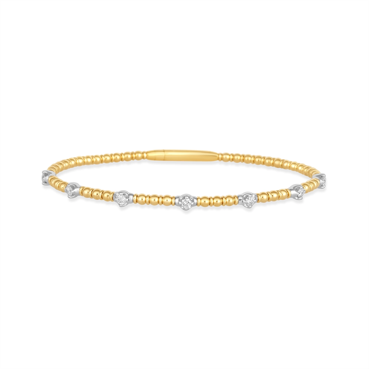 Bracelets Bracelets in Mixed Metals containing Diamond 450554