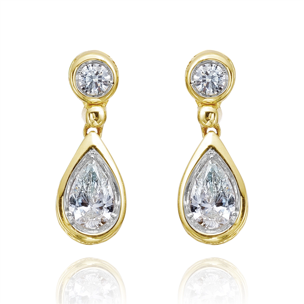 Earrings Earrings in Yellow Gold containing Diamond 450581