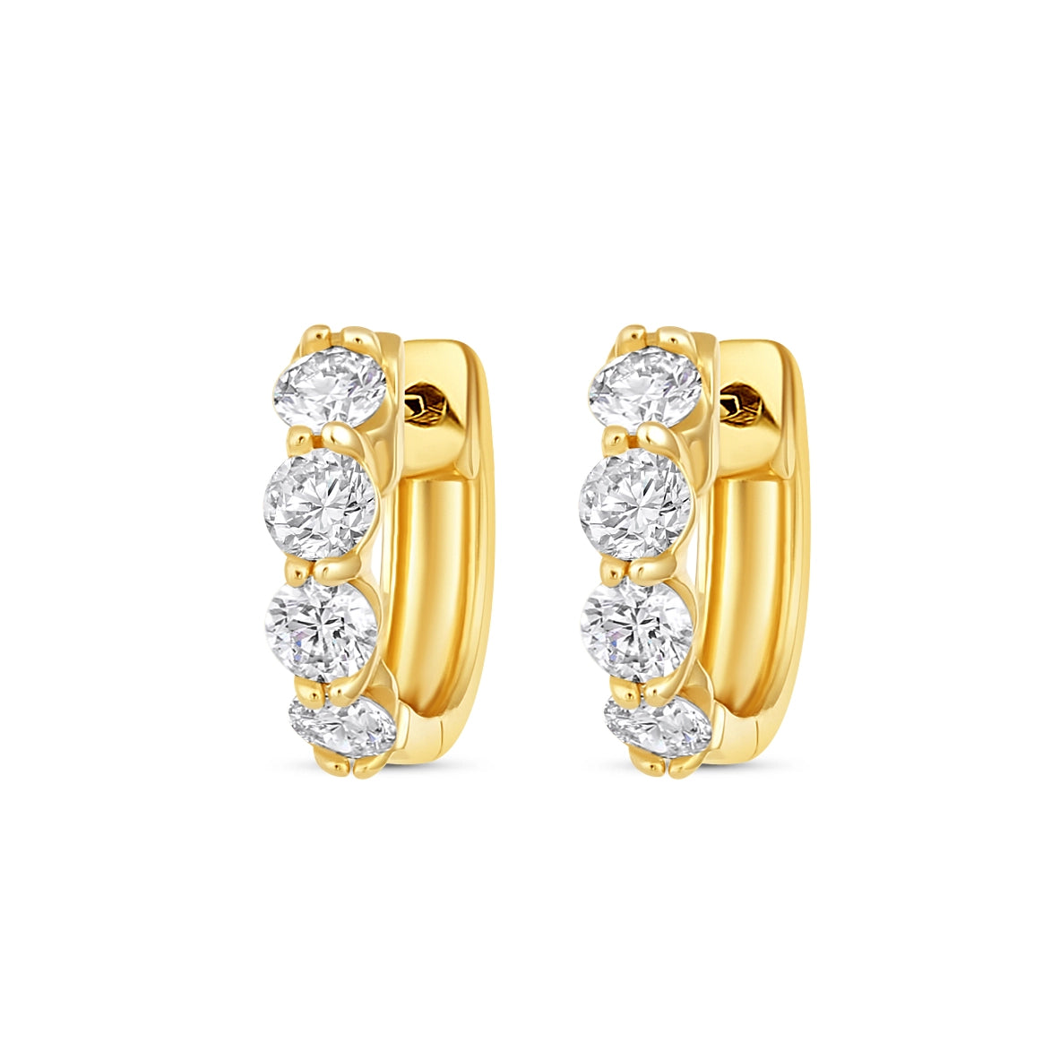 Earrings Earrings in Yellow Gold containing Diamond 450586