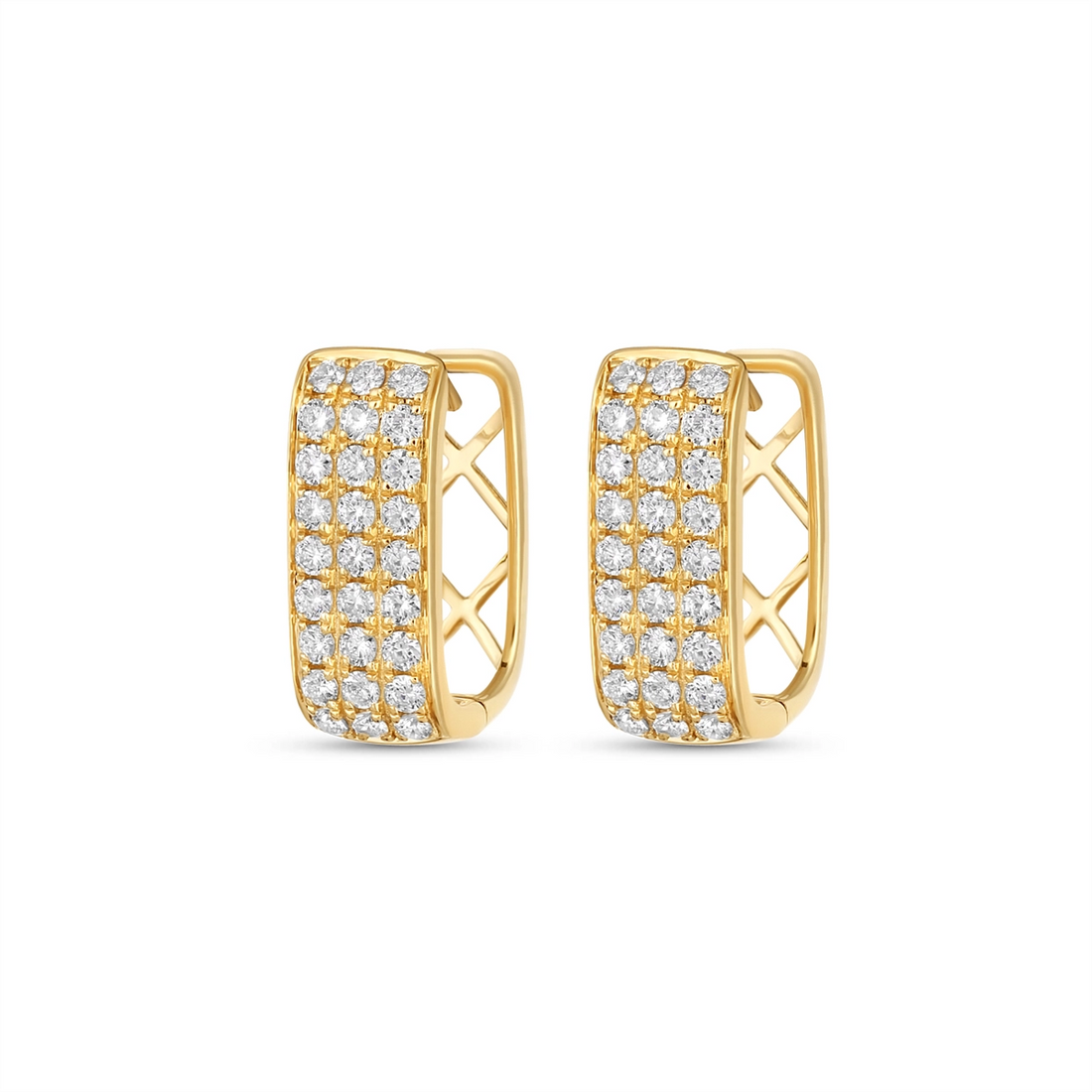 Earrings Earrings in Yellow Gold containing Diamond 450595