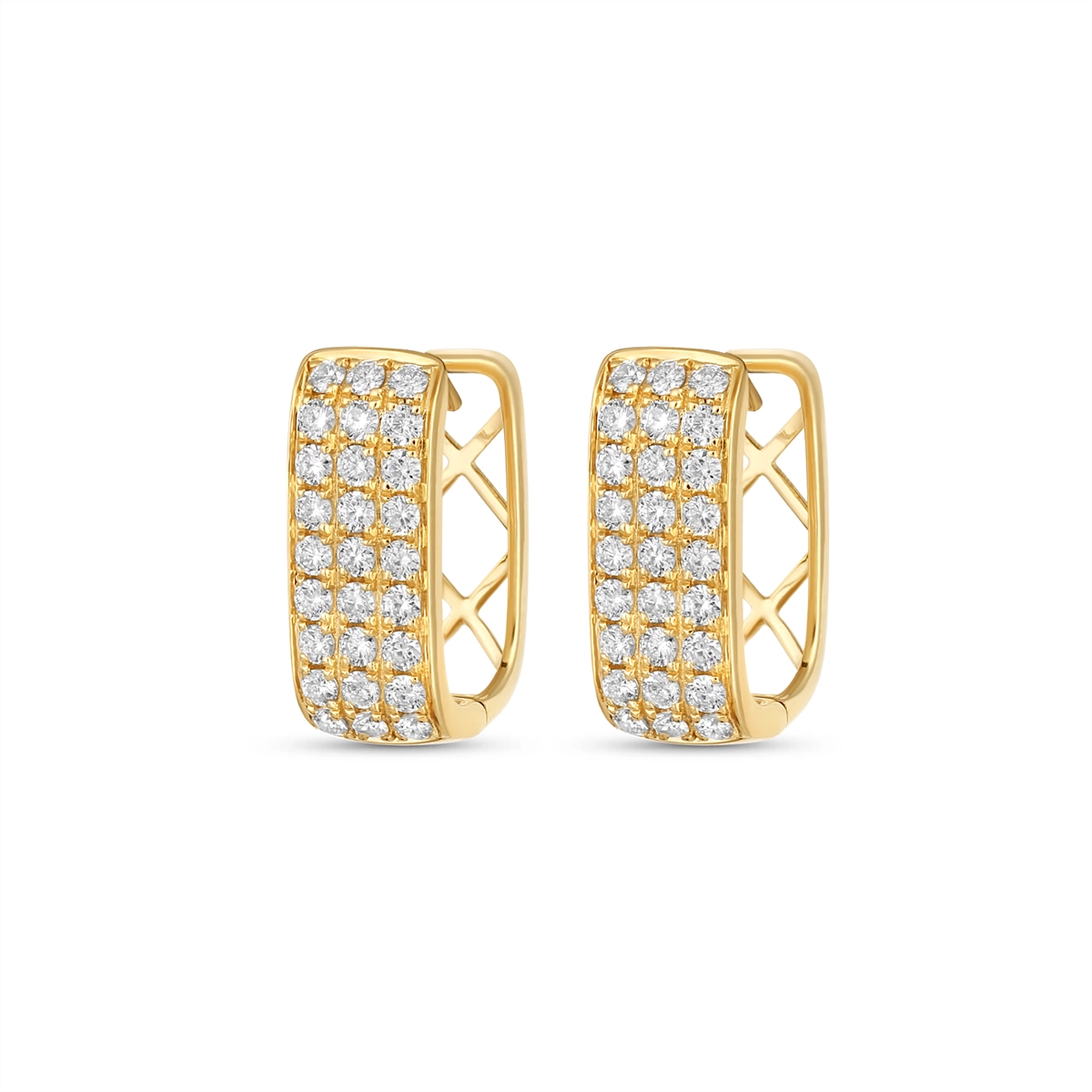 Earrings Earrings in Yellow Gold containing Diamond 450595