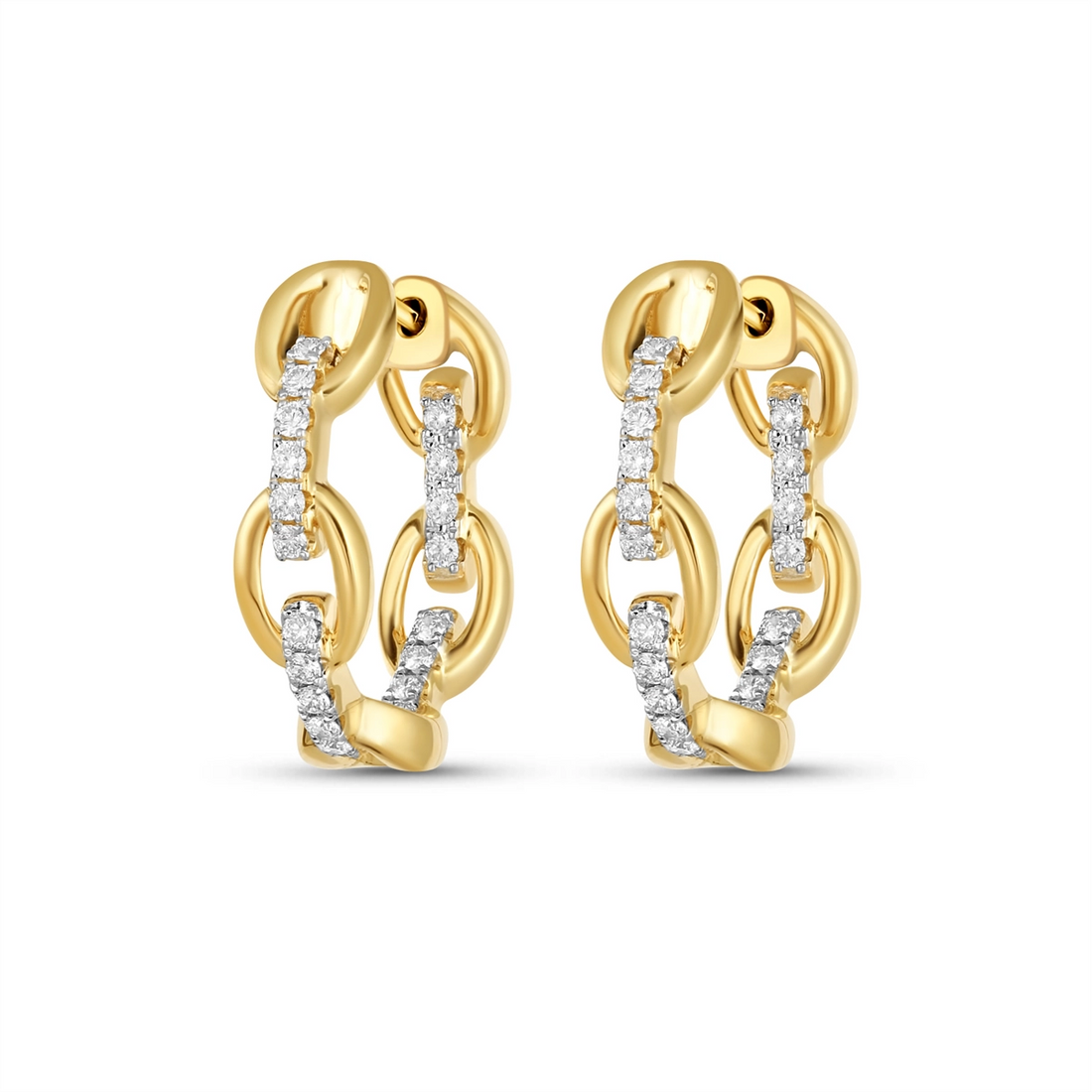 Earrings Earrings in Mixed Metals containing Diamond 450597