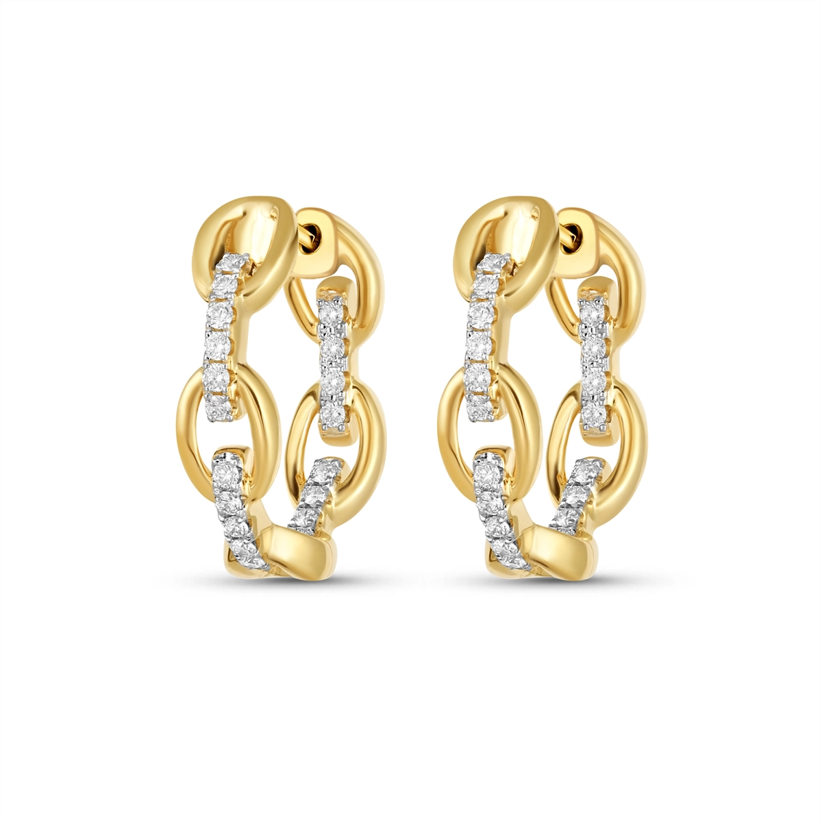 Earrings Earrings in Mixed Metals containing Diamond 450597