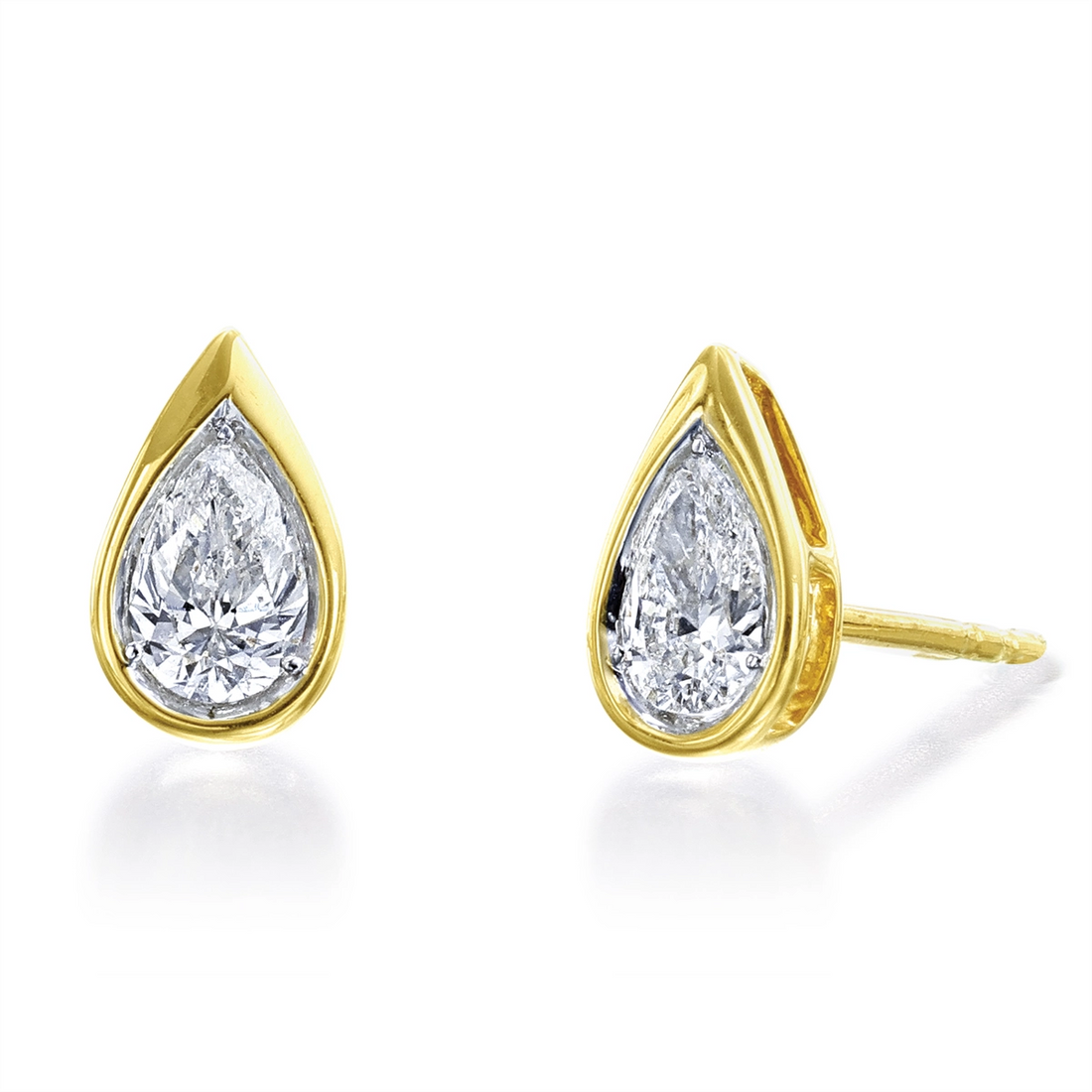 Earrings Earrings in Yellow Gold containing Diamond 450599