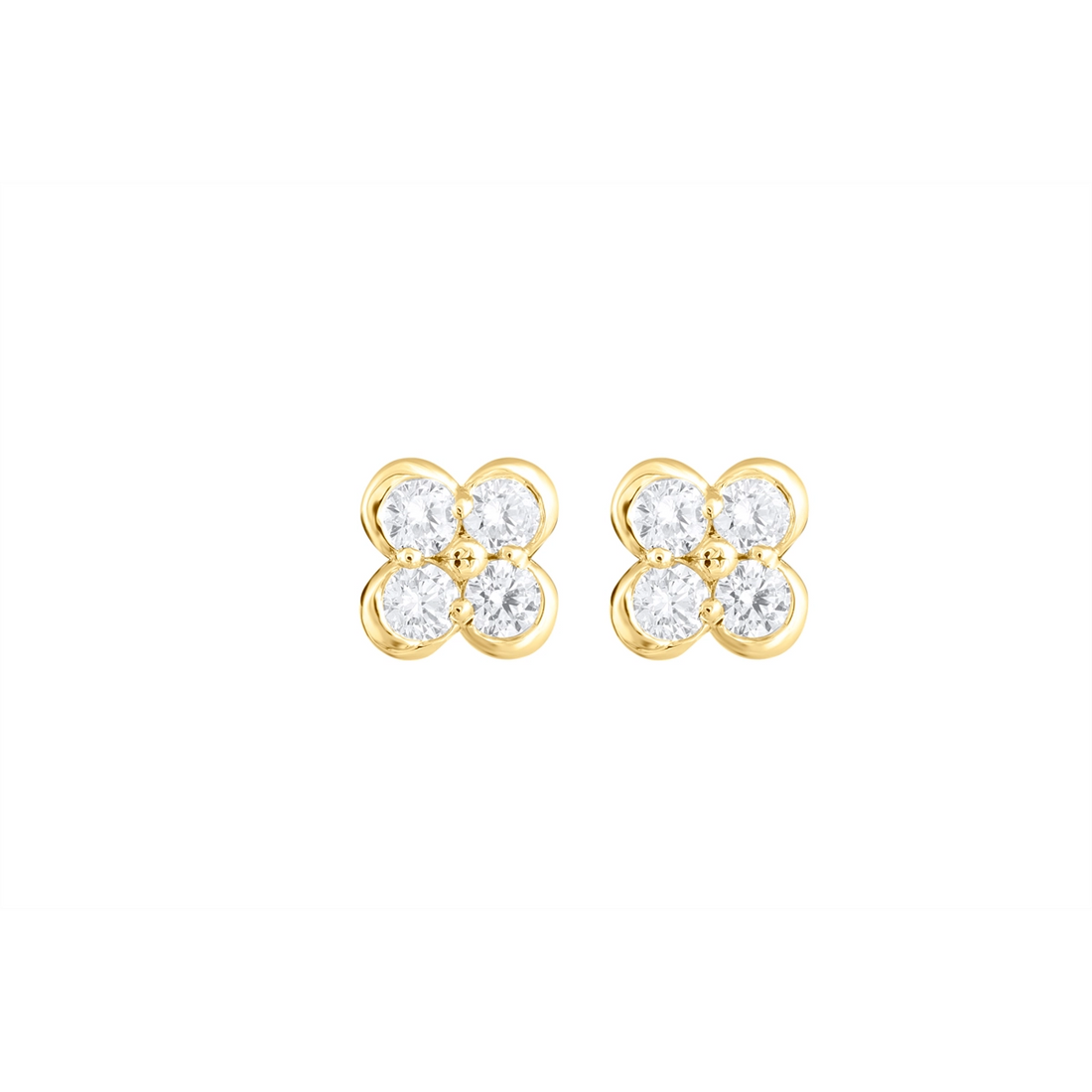 Earrings Earrings in Yellow Gold containing Diamond 450602